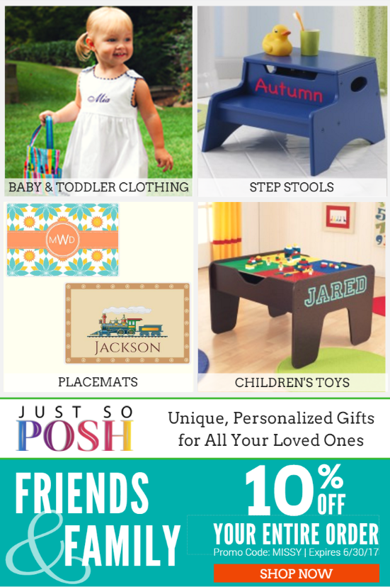 JustSoPosh | Save 10% on Personalized Gifts for Loved Ones