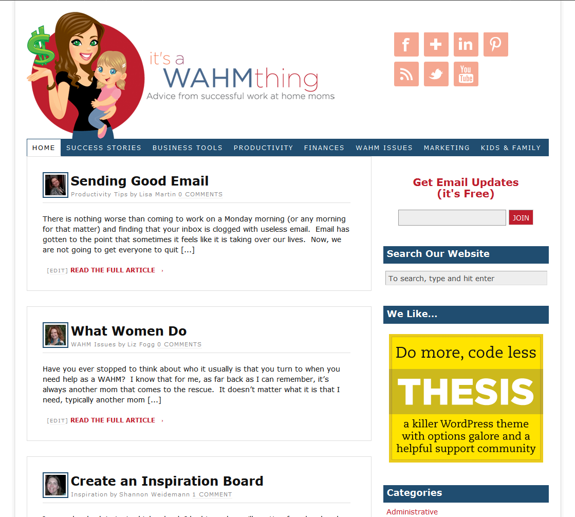 itsaWAHMthing.com home page